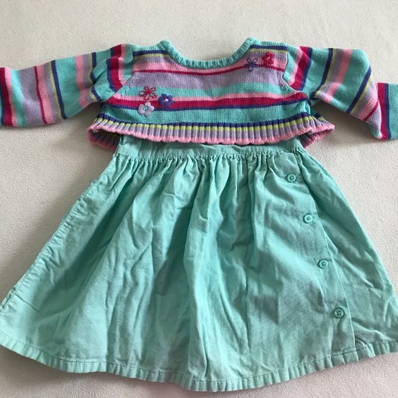 Gymboree Toddler 18-24 M, 2-Piece Set: Woven Dress and Knit Sweater Set - Picture 4 of 7
